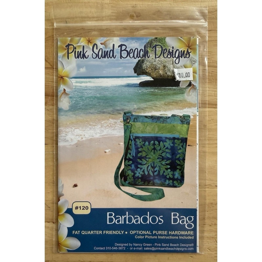 Barbados Bag Pattern by Pink Sand Beach Designs